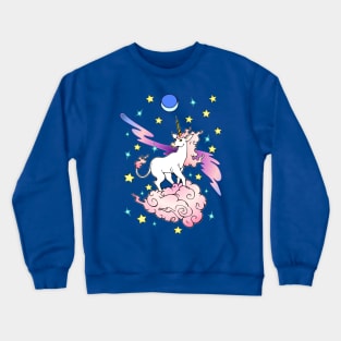 Space Unicorn Crewneck Sweatshirt